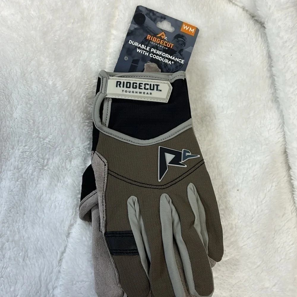 Ridgecut Tough wear durable performance knuckle touch screen work gloves